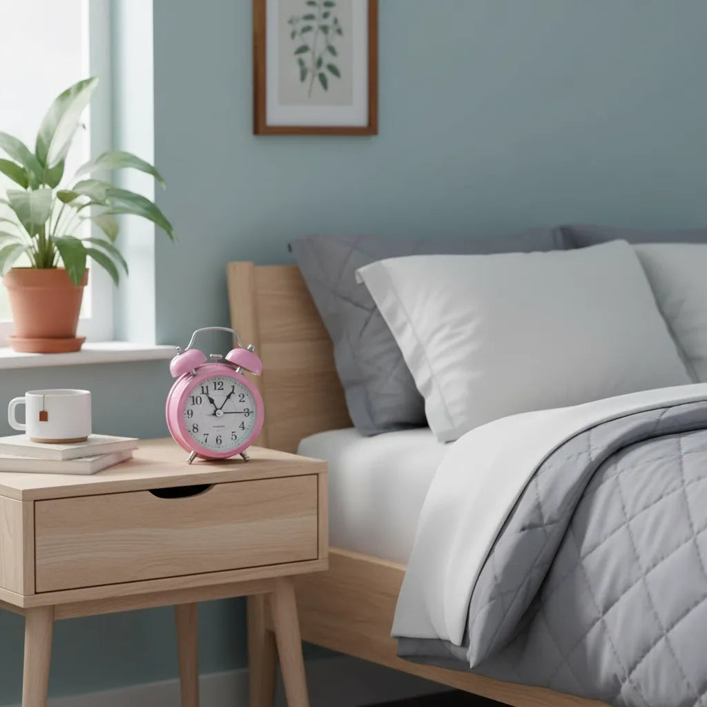 Réveil Vintage Cloche en Métal