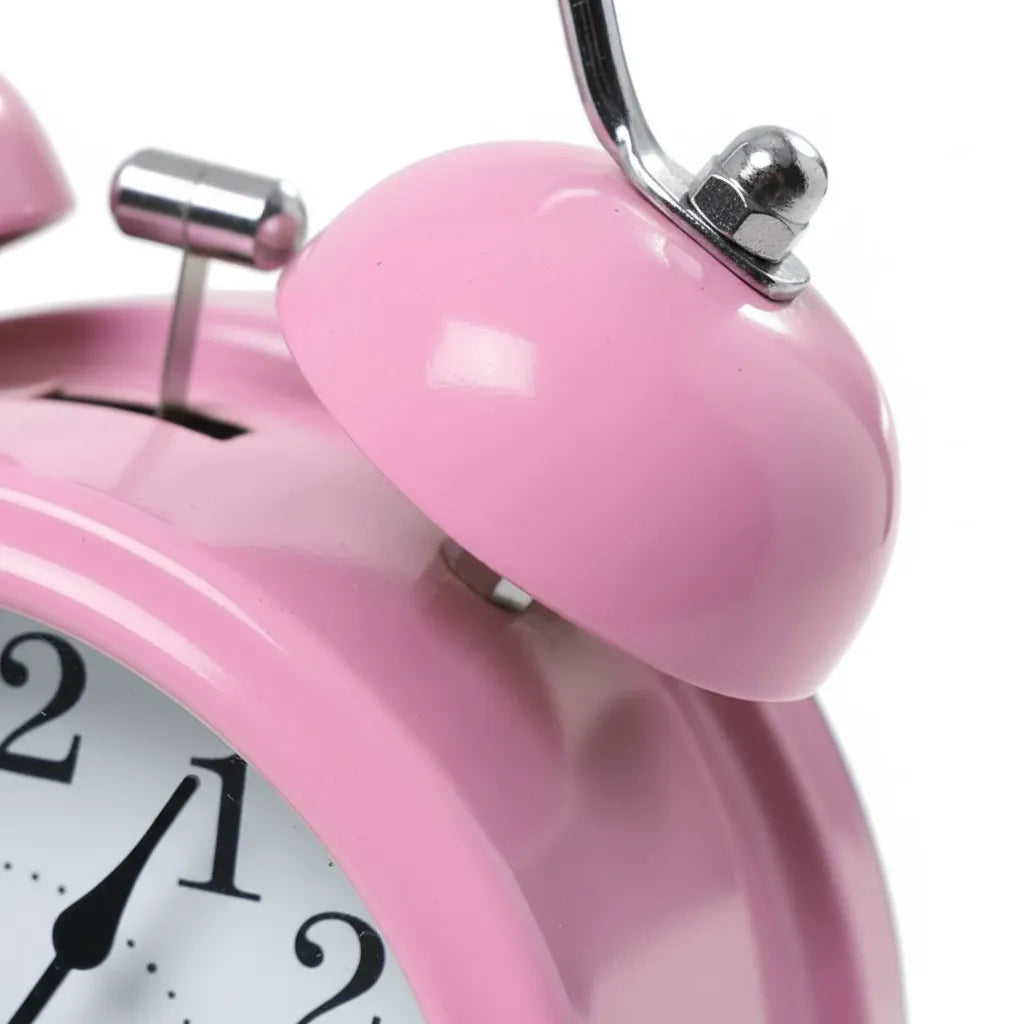 Réveil Vintage Cloche en Métal