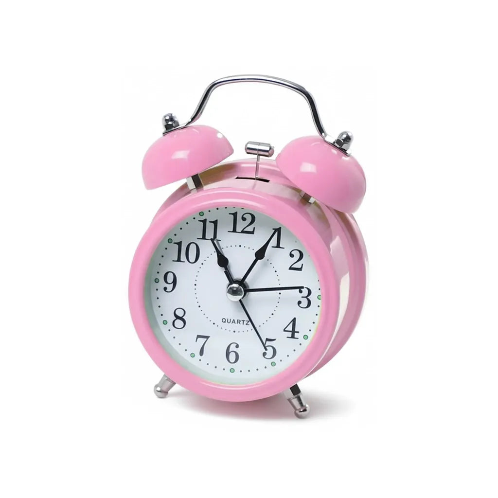 Réveil Vintage Cloche en Métal