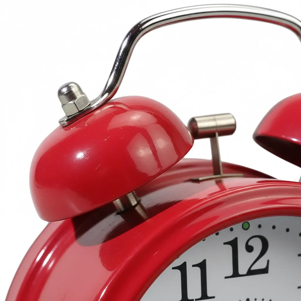 Réveil Vintage Cloche en Métal