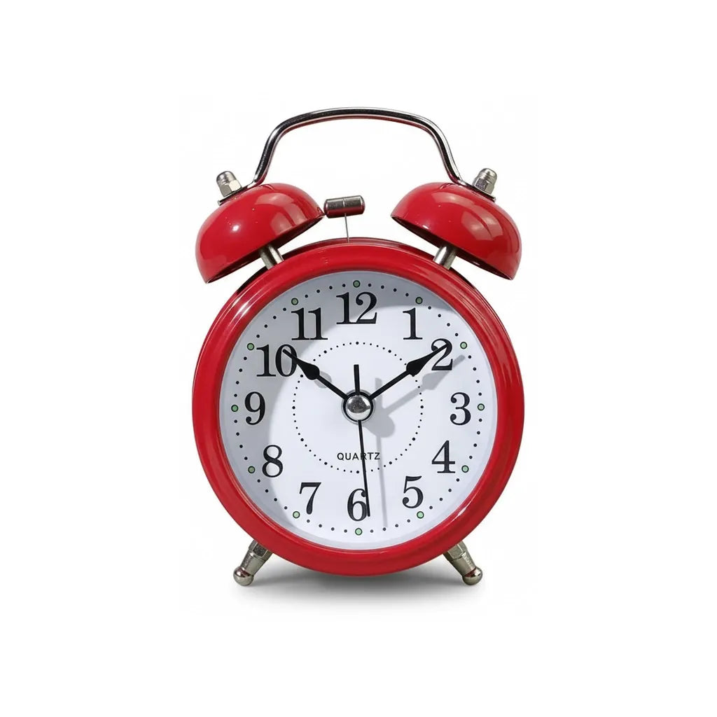 Réveil Vintage Cloche en Métal