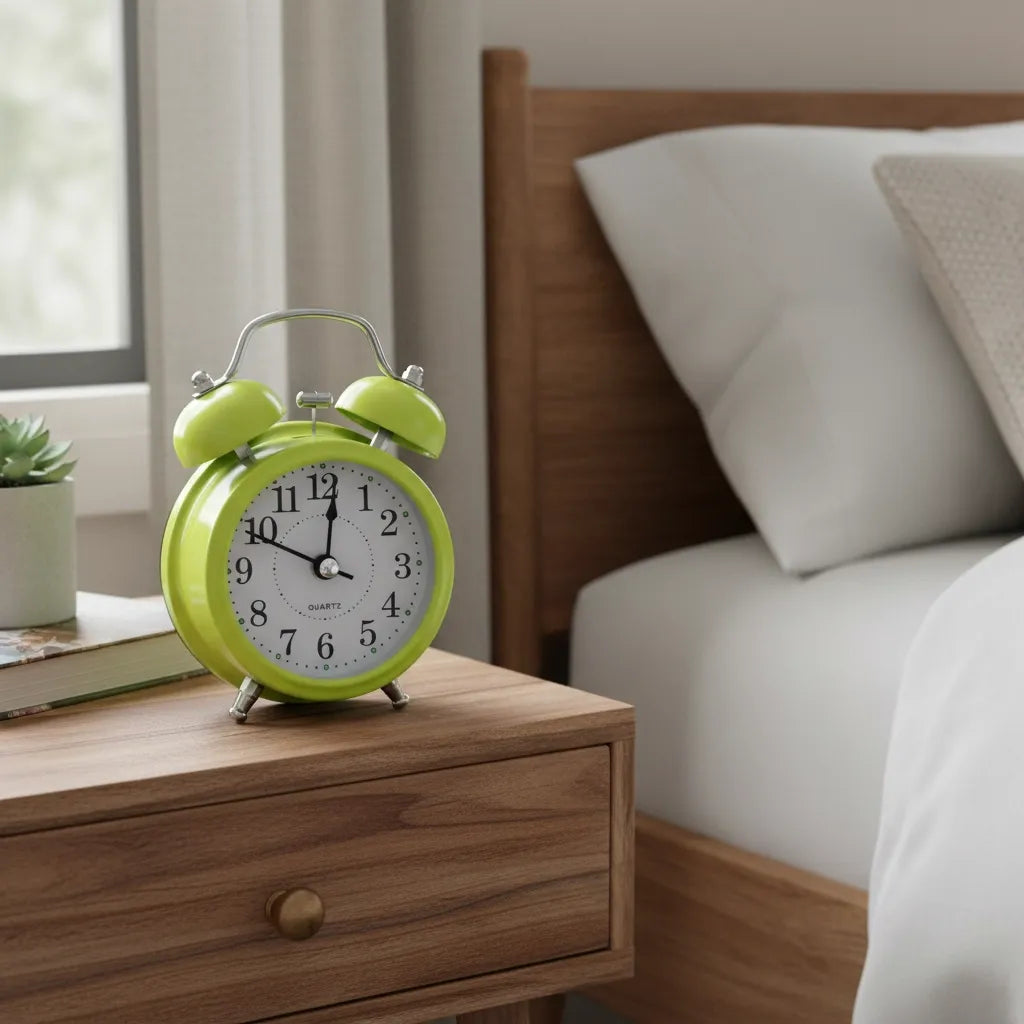 Réveil Vintage Cloche en Métal