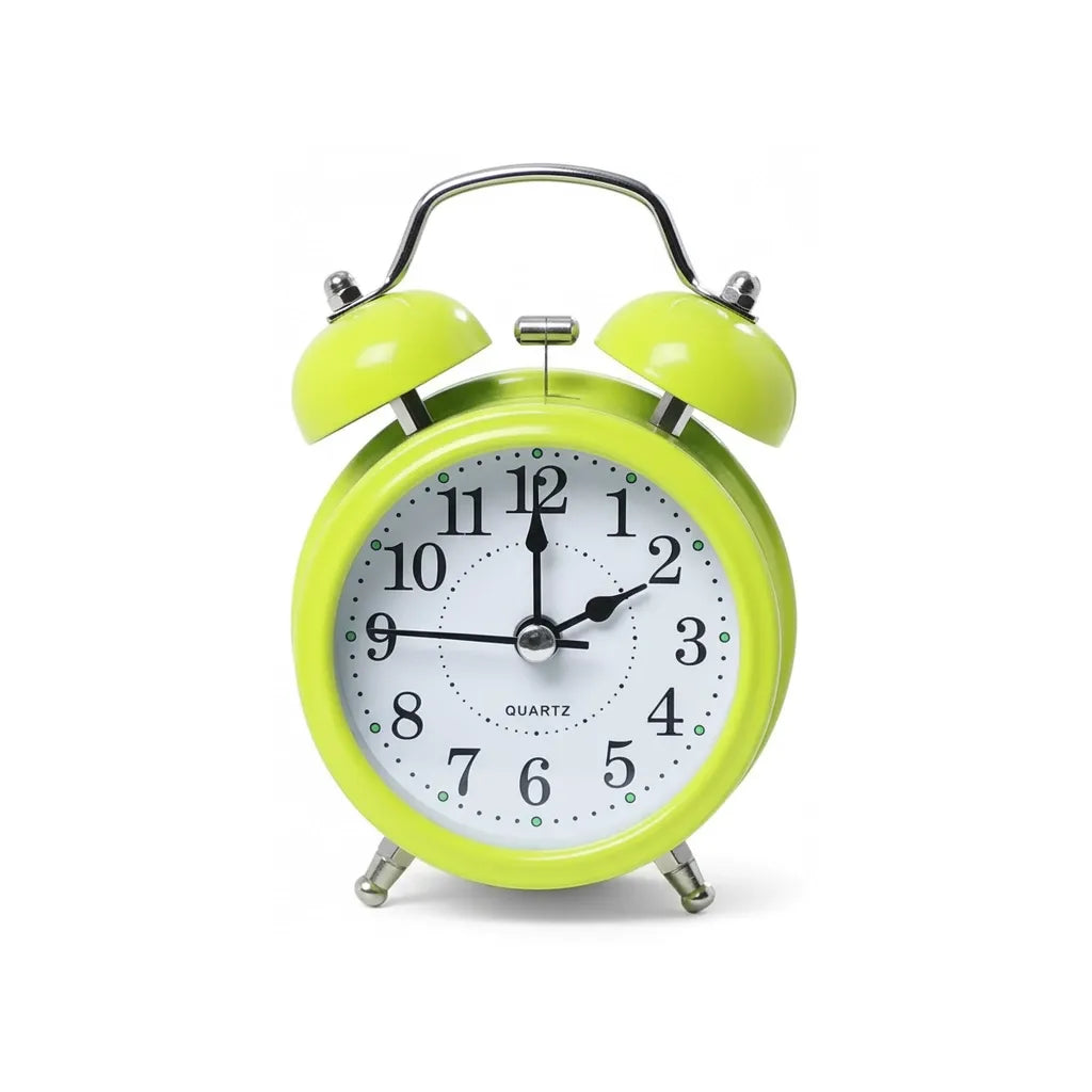 Réveil Vintage Cloche en Métal