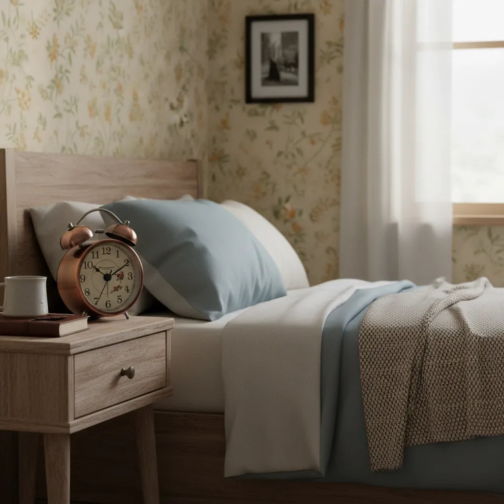 Réveil Vintage Design en Métal