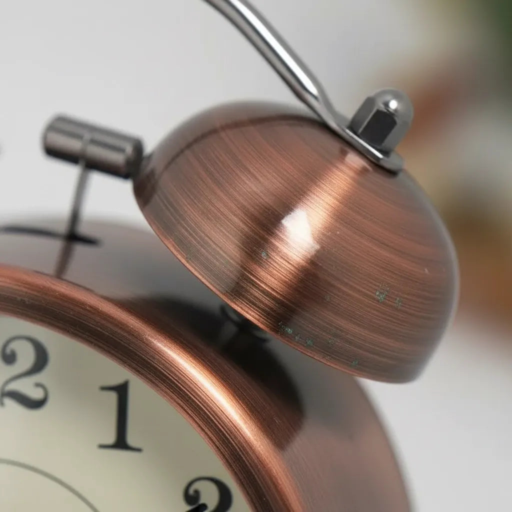 Réveil Vintage Design en Métal