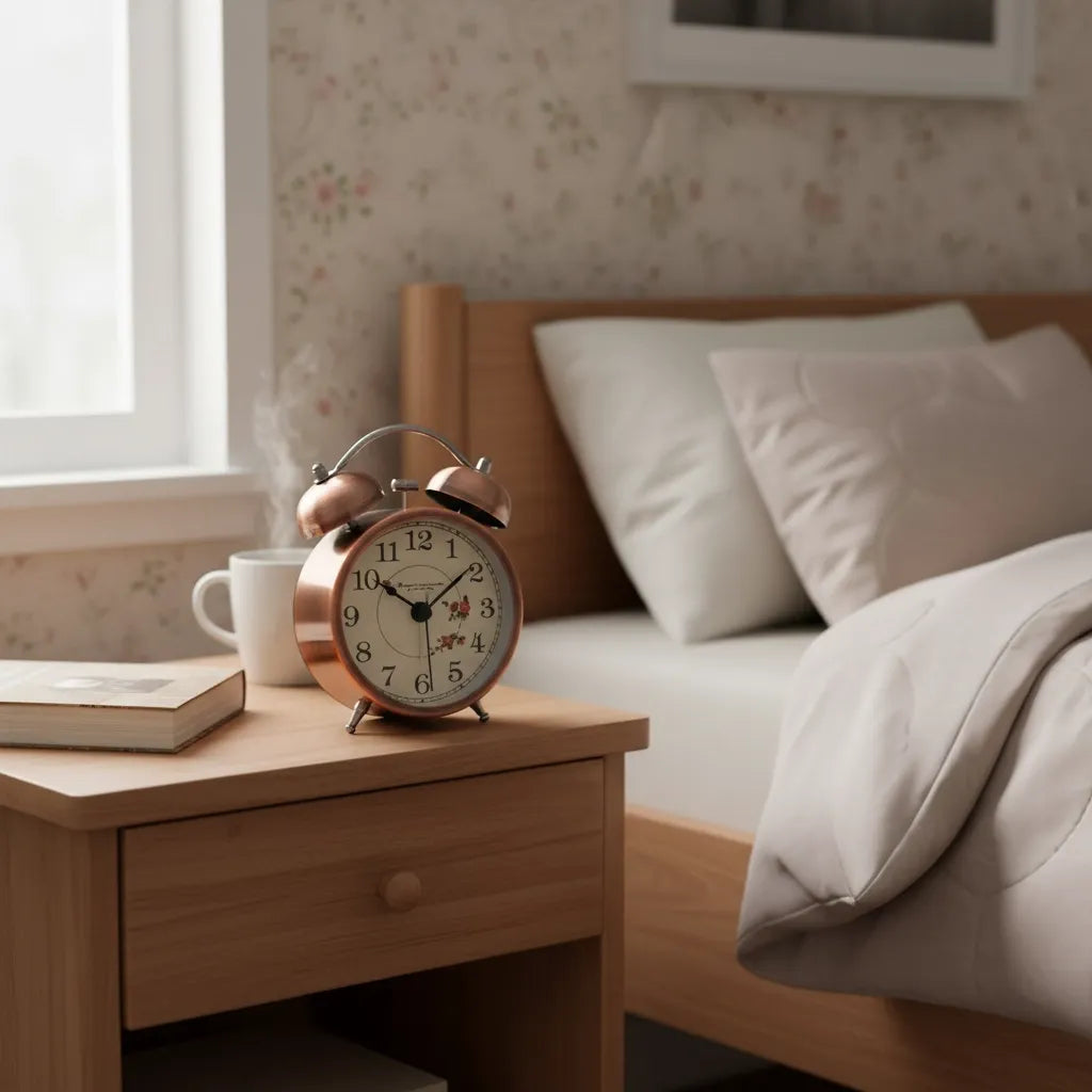 Réveil Vintage Design en Métal