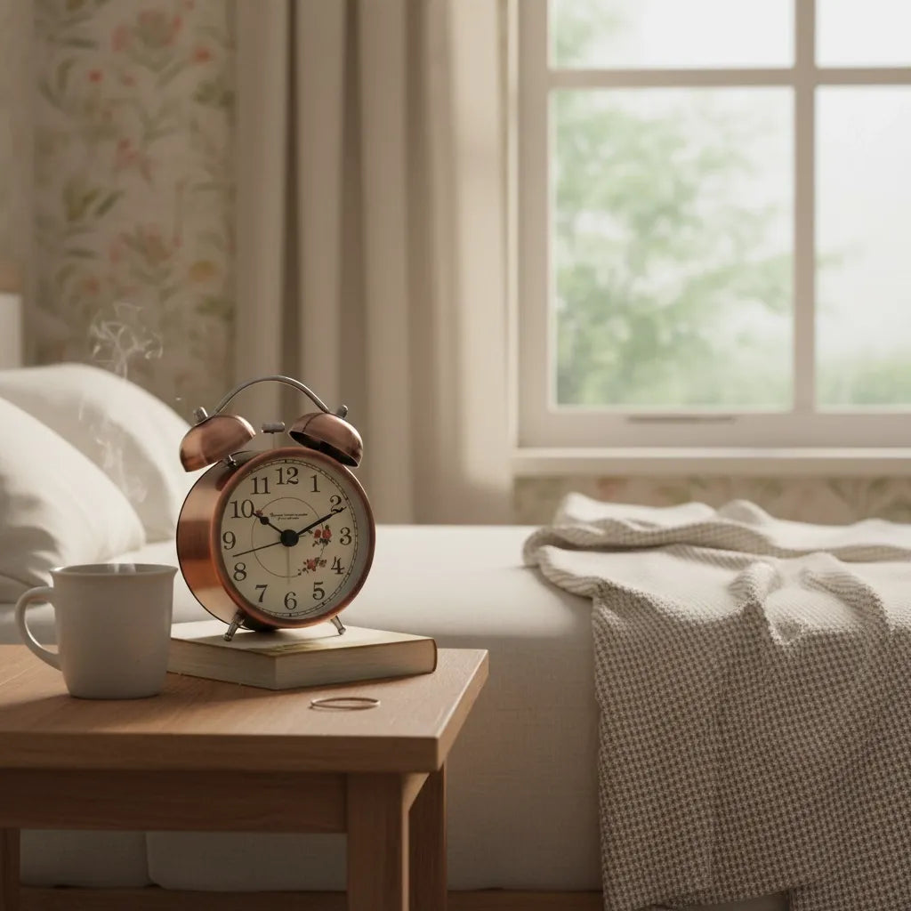 Réveil Vintage Design en Métal