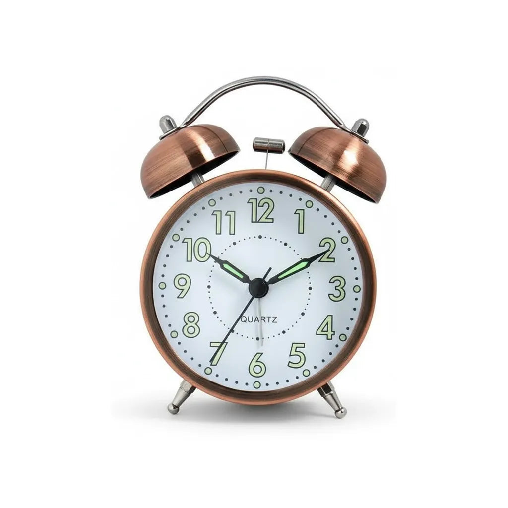 Réveil Vintage Design en Métal