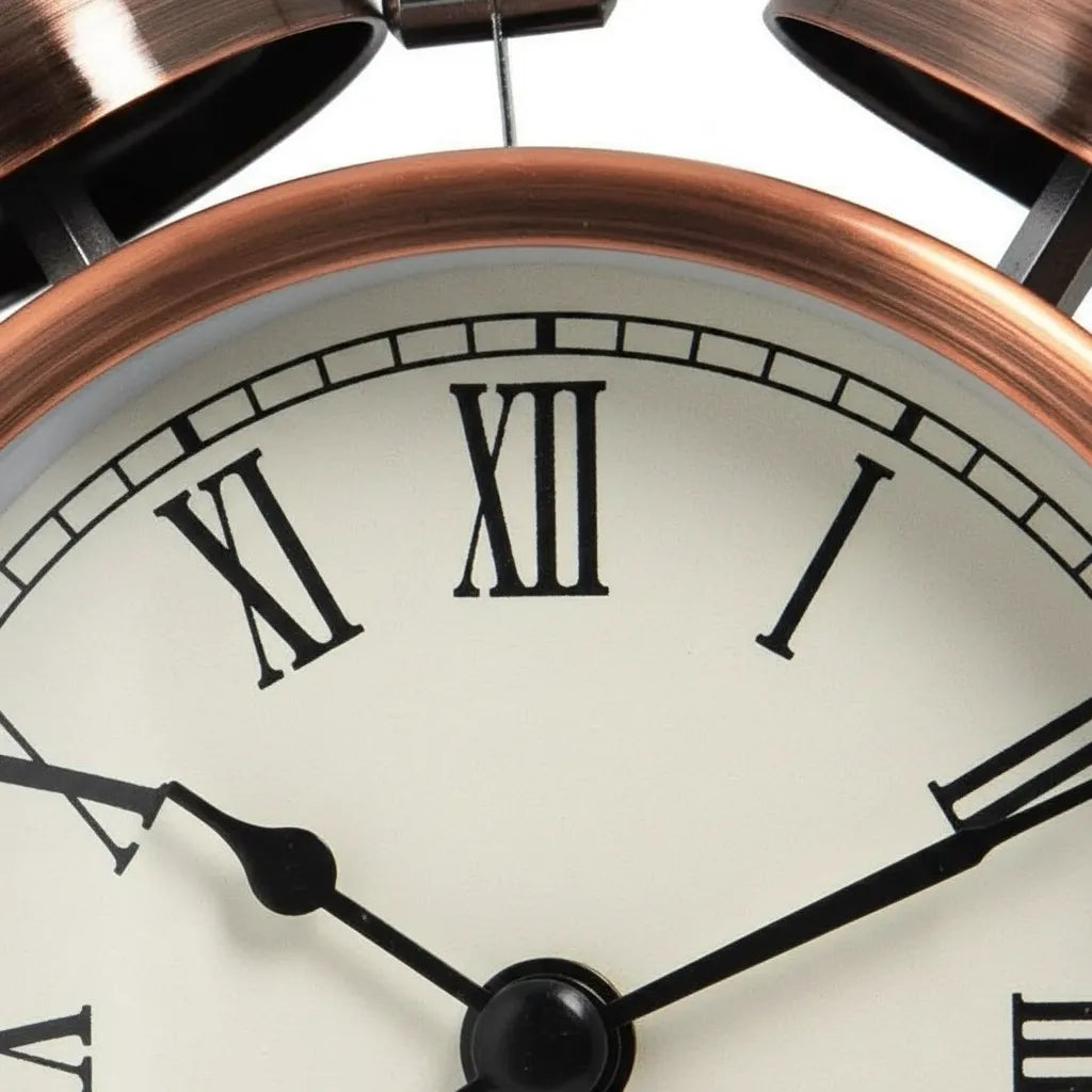 Réveil Vintage Design en Métal