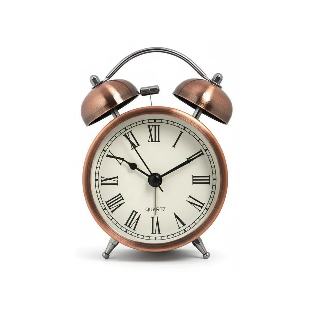 Réveil Vintage Design en Métal