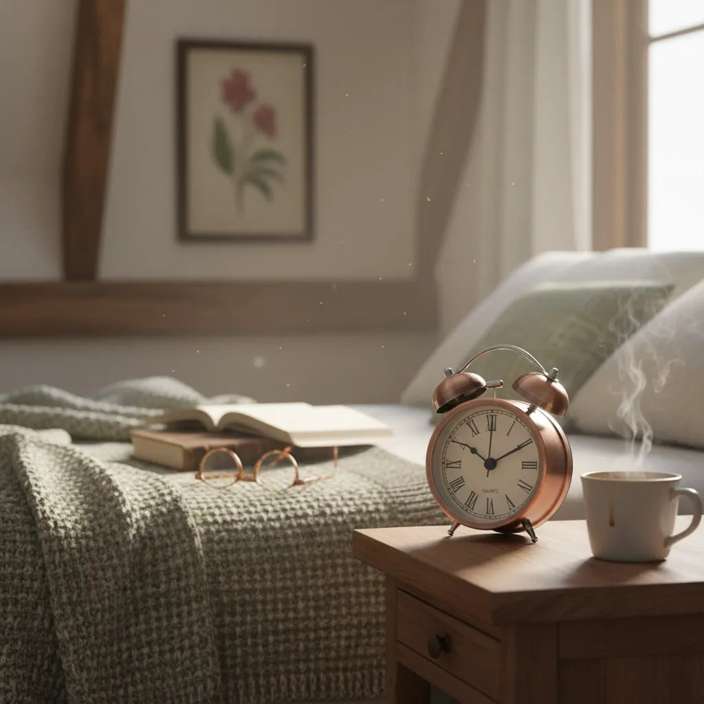 Réveil Vintage Design en Métal