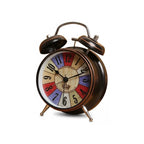 Réveil Vintage Double Cloches Métal