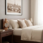 Réveil Vintage en Métal Lampe à Huile Élégant