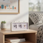 Réveil Vintage Lamelles Métal