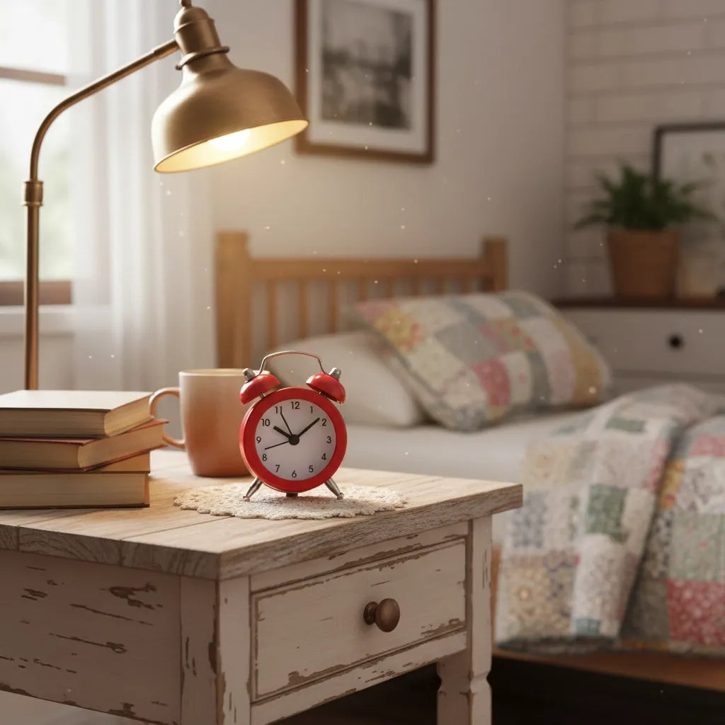 Réveil Vintage Mini en Métal