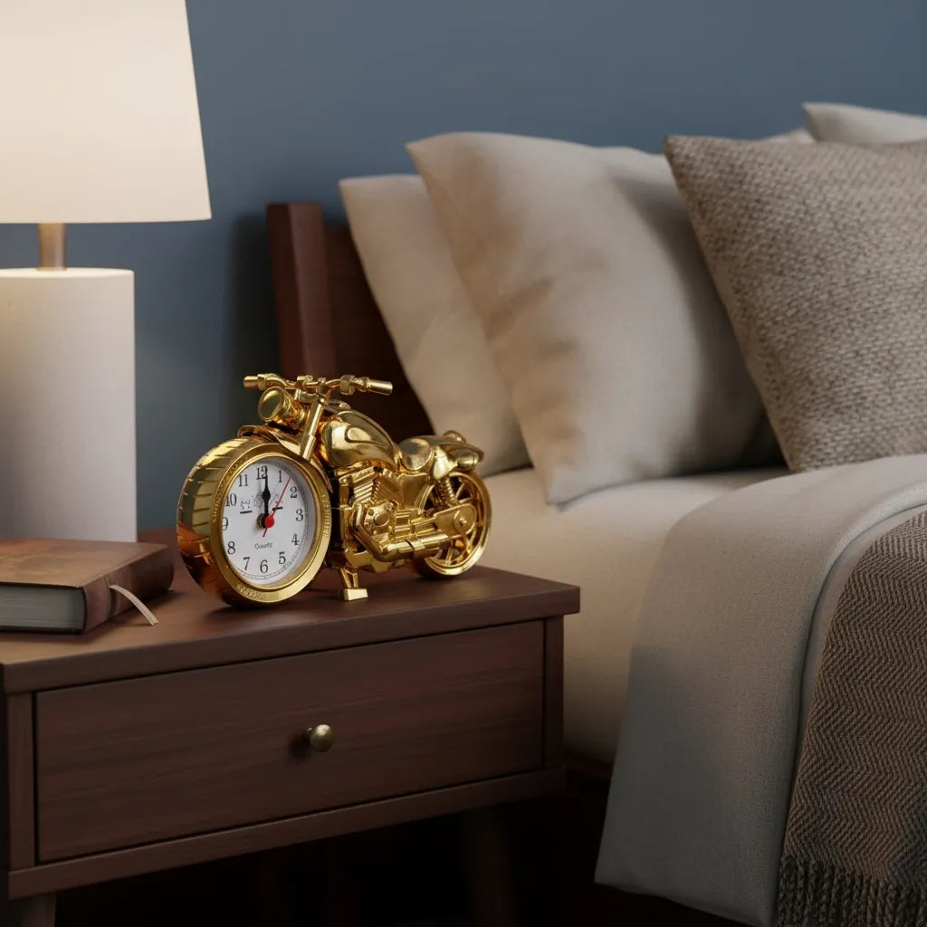 Réveil Vintage Moto Magnifique