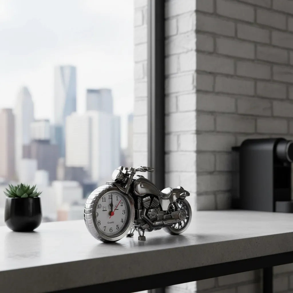 Réveil Vintage Moto Magnifique