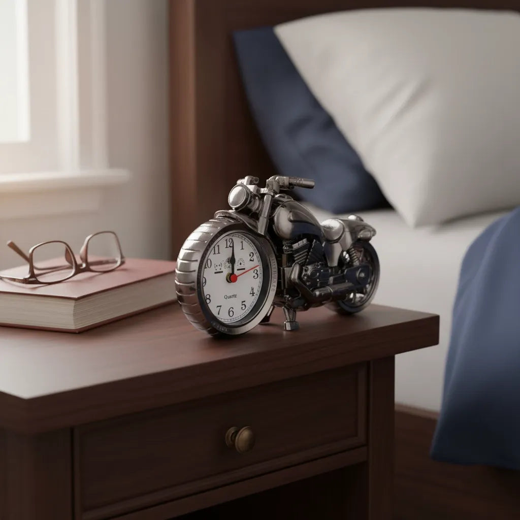 Réveil Vintage Moto Magnifique