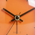 Réveil Vintage Orange Doré