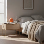 Réveil Vintage Orange Doré