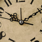 Réveil Vintage Rond Noir