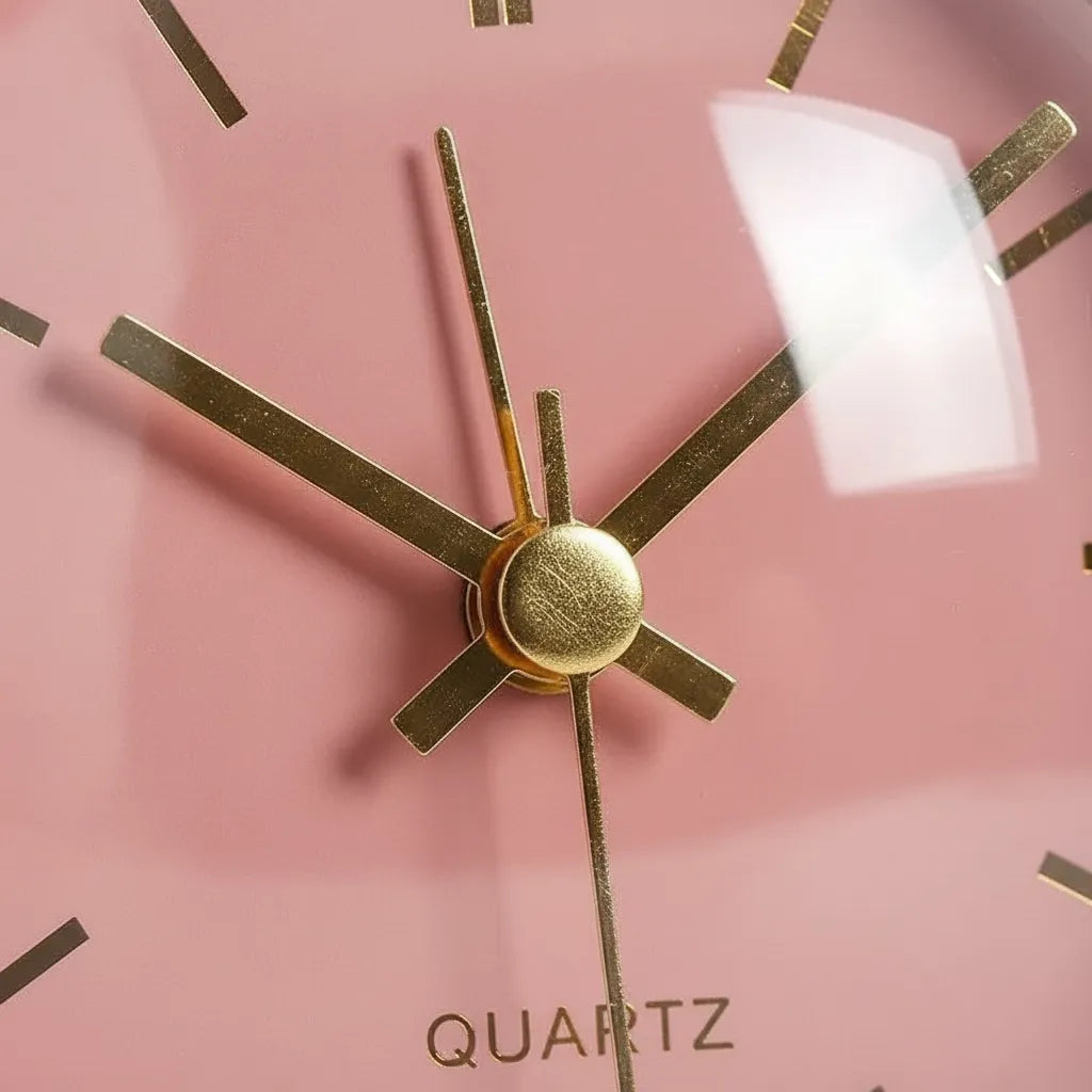 Réveil Vintage Rose Doré