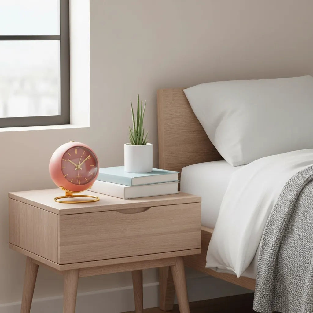 Réveil Vintage Rose Doré