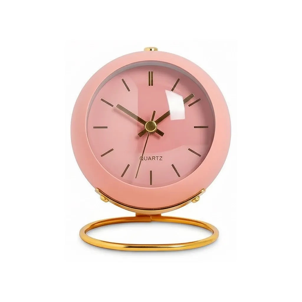 Réveil Vintage Rose Doré