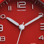 Réveil Vintage Rouge Métal