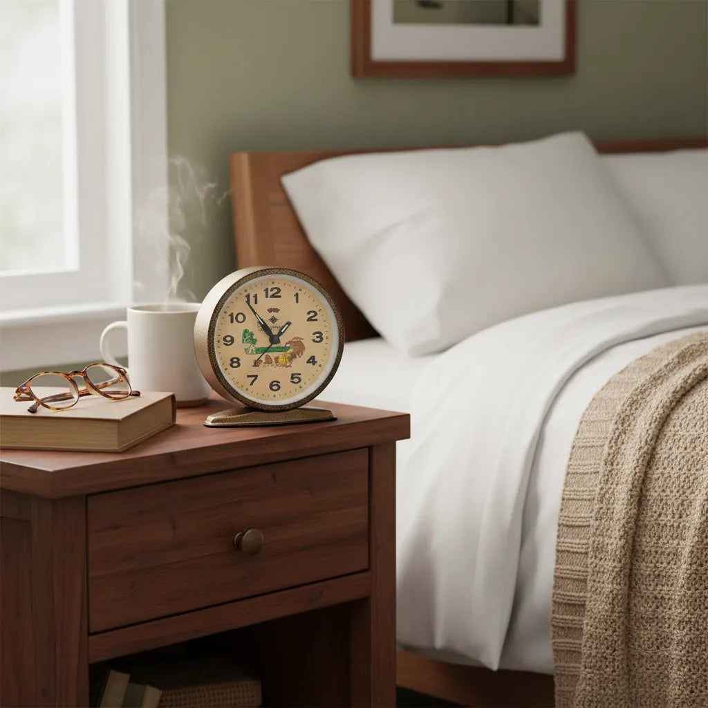 Vieux Réveil Mécanique en Métal