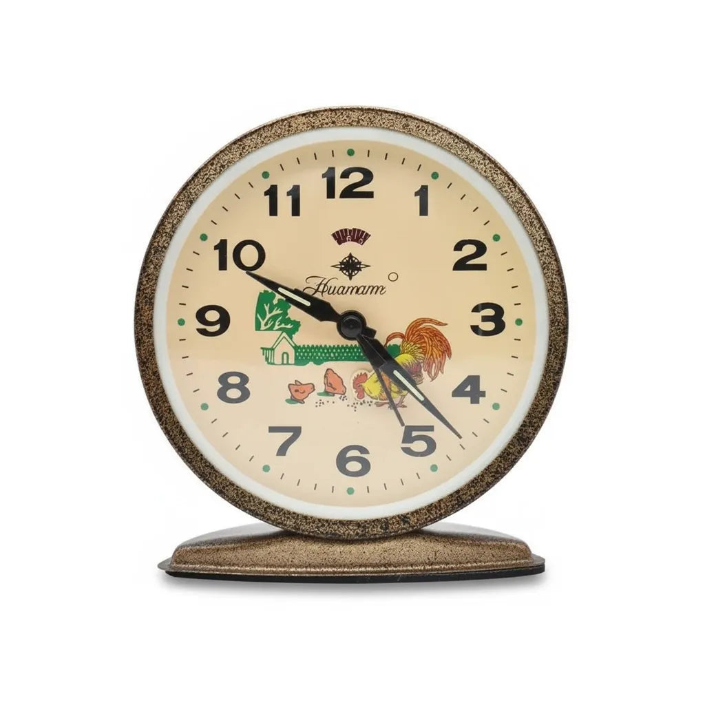 Vieux Réveil Mécanique en Métal